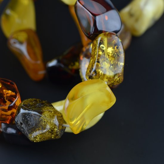 Mix color wholesale amber bracelet 